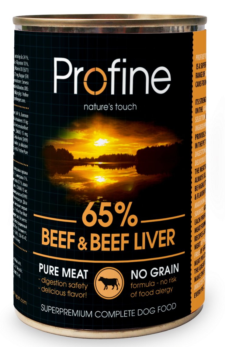 Profine Pure Meat 65% beef/beef liver 400 gr